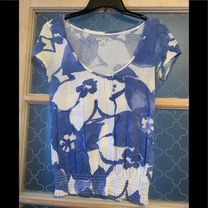 American Eagle floral shirt